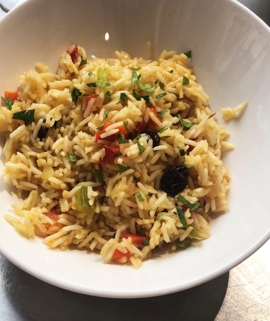 receta de arroz pilaf