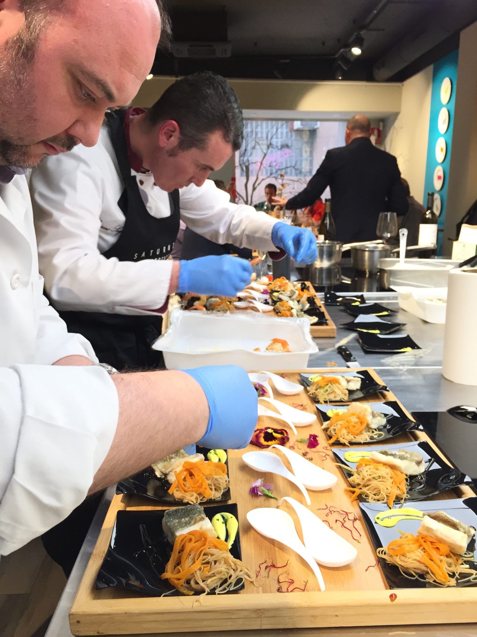 Desgutación con grandes Chefs en La Zarola