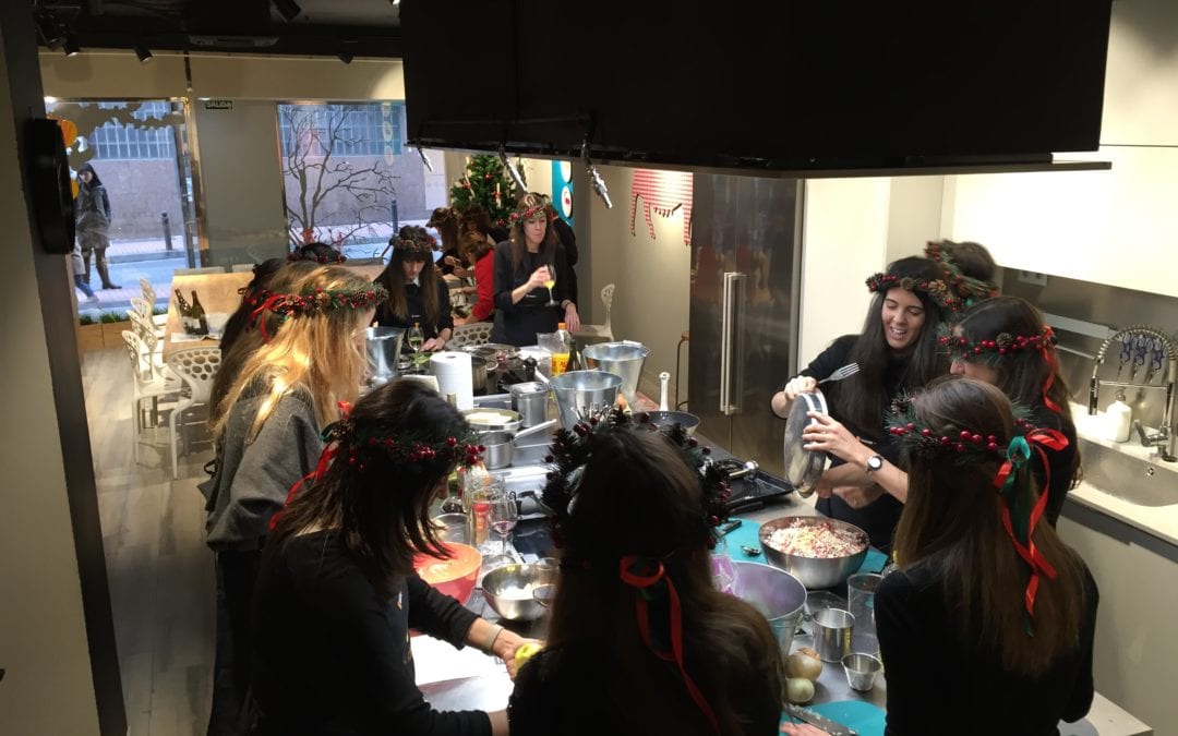 Cooking party despedida de soltera en Zaragoza
