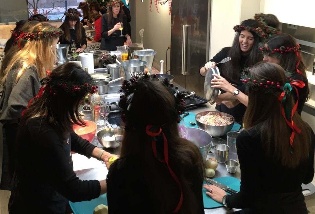 Cooking party despedida de soltera