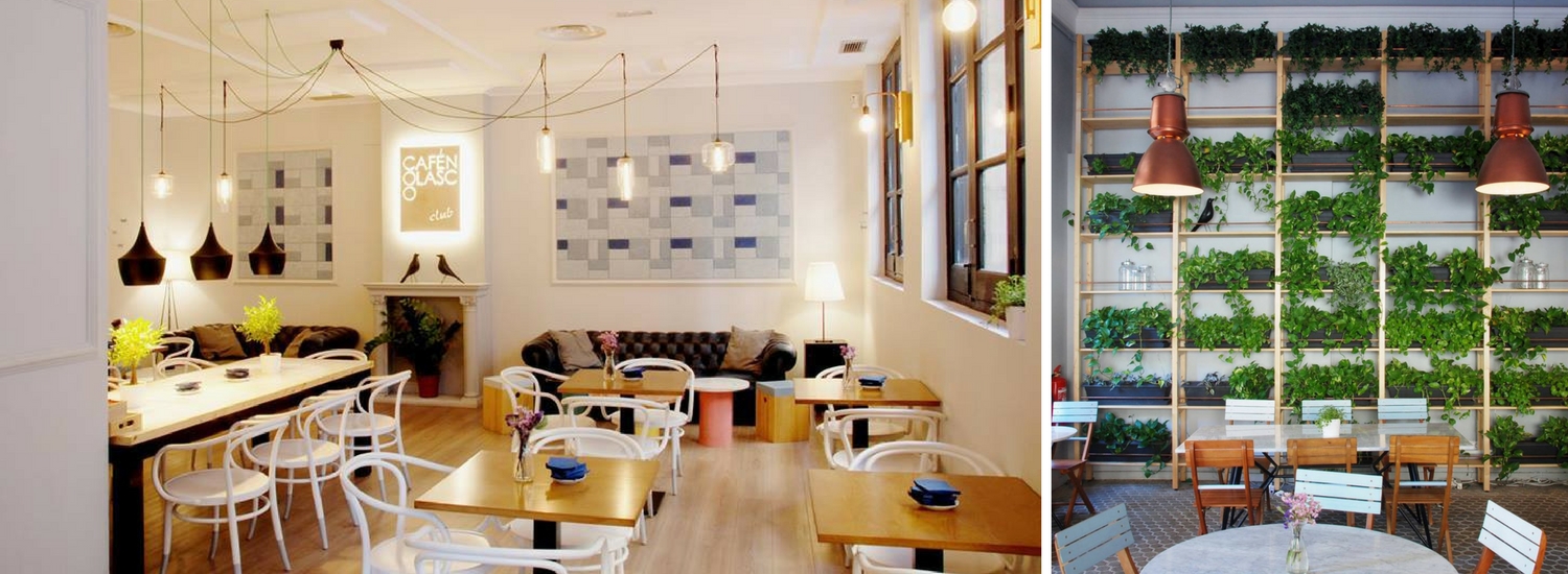 Cafeterías originales en Zaragoza