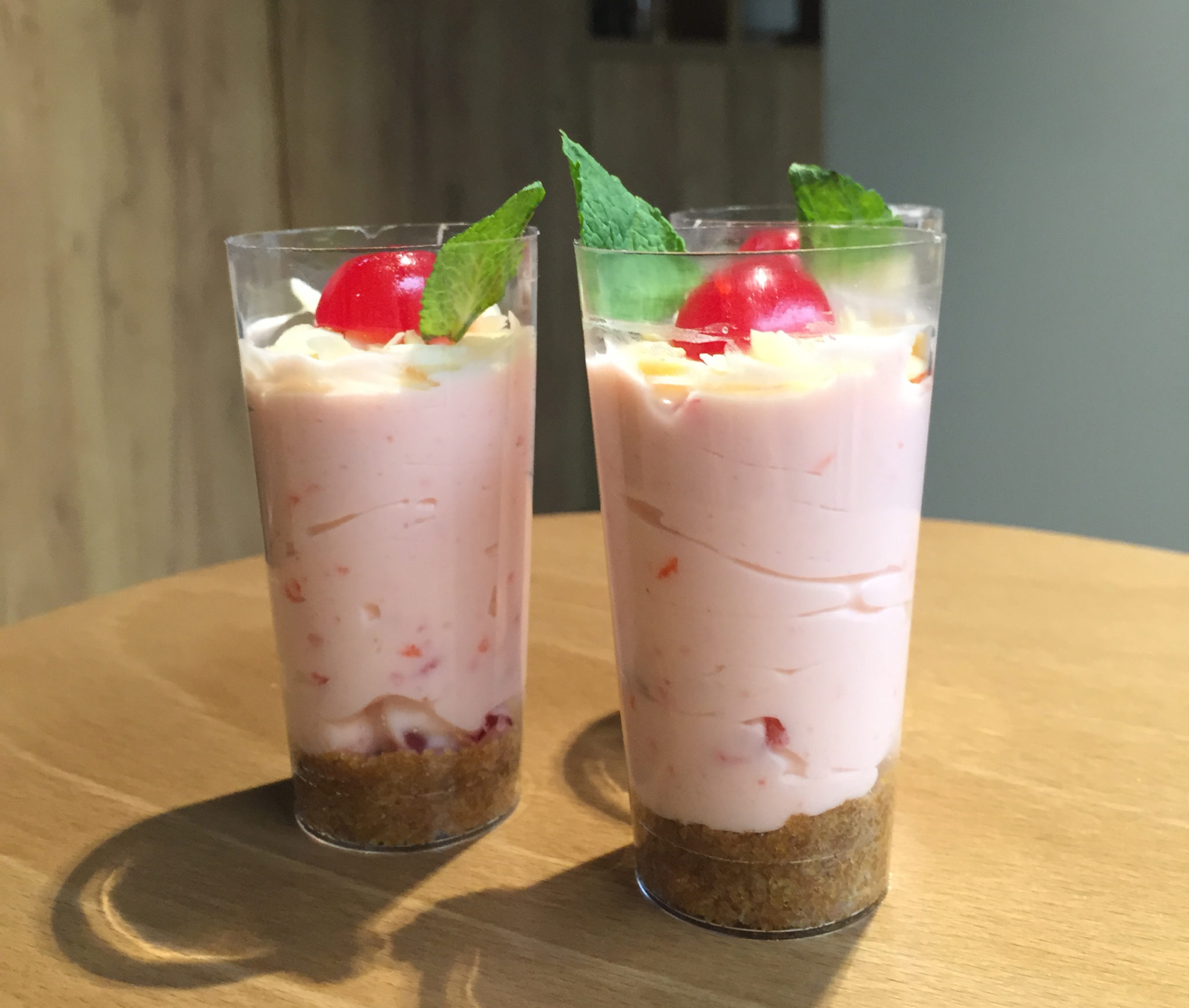 Receta de cheesecake de cerezas en almíbar