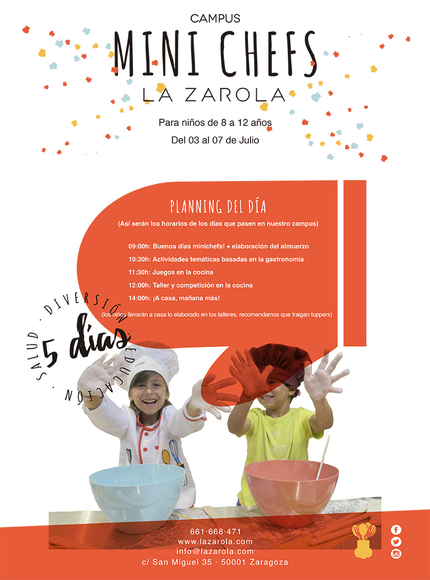 Campus De Cocina En Verano Para Ninos Y Adolescentes En La Zarola La Zarola