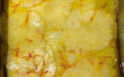 Sencilla receta de carpaccio de piña