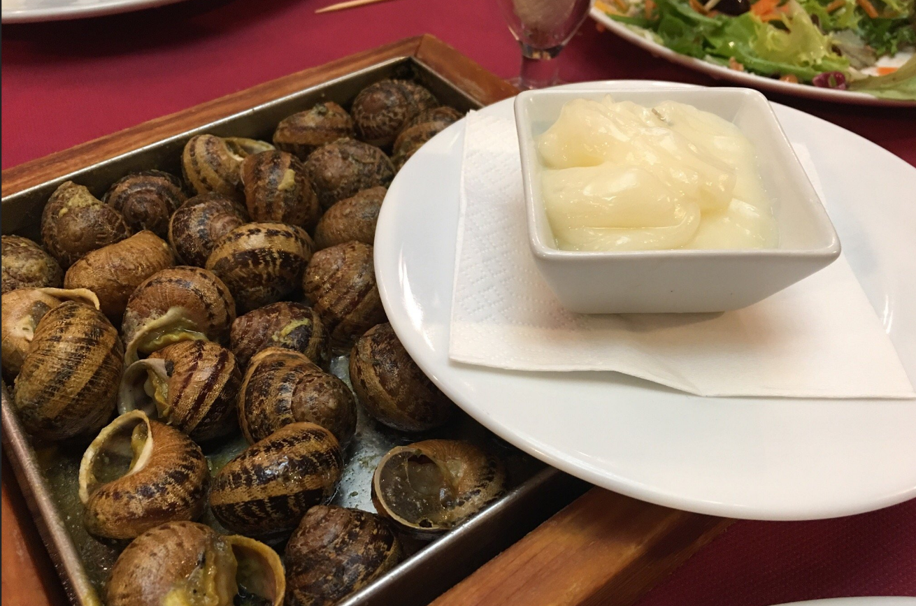comer caracoles en Zaragoza