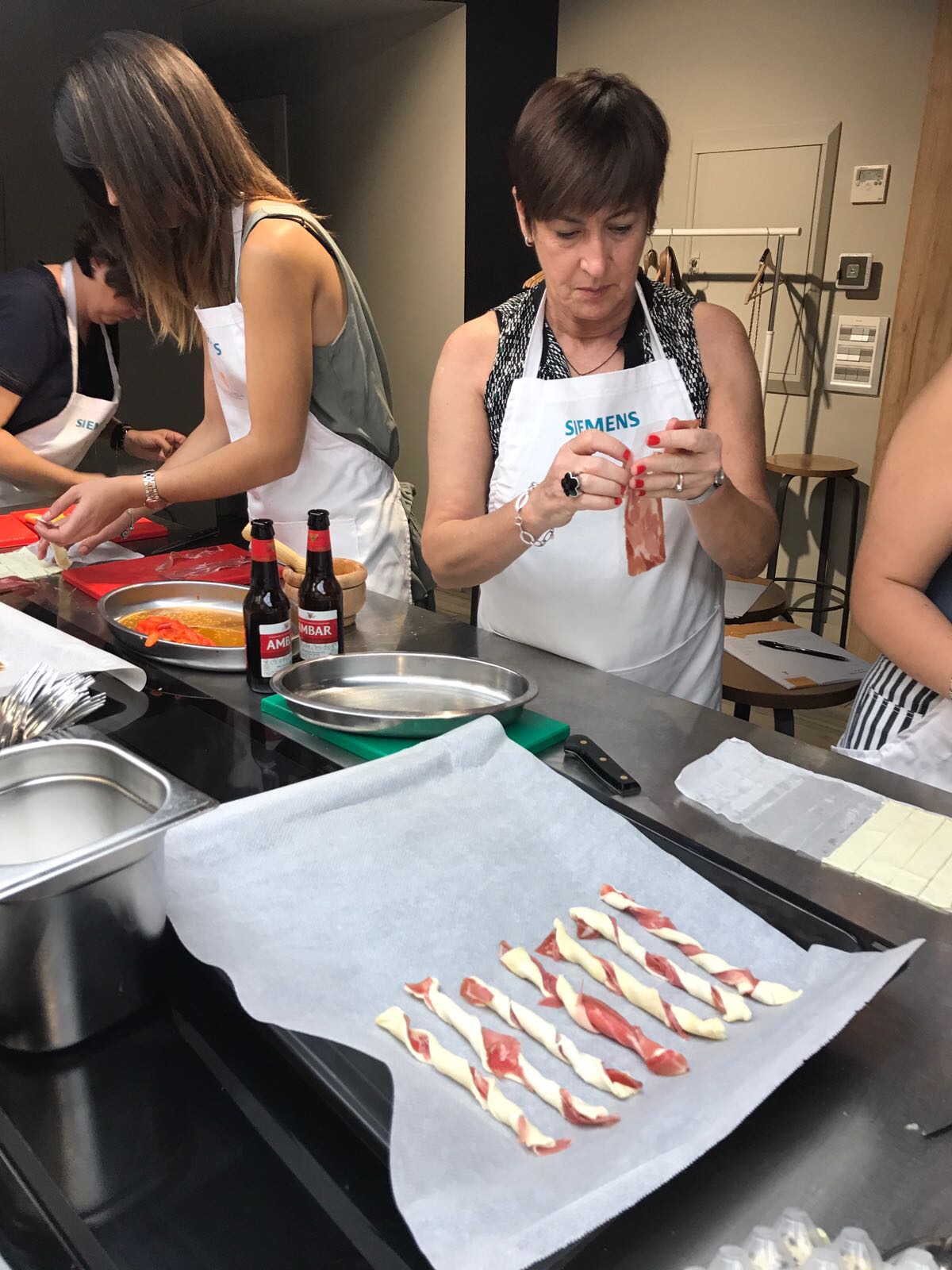 lazos de jamón serrano