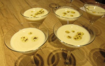 Receta de ajoblanco tradicional con berberechos