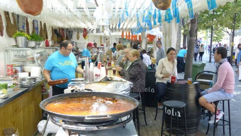 comer y cenar durante las Fiestas del Pilar