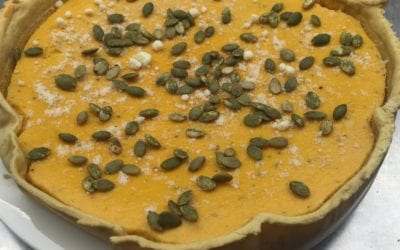 Estupenda receta de quiche de calabaza y parmesano