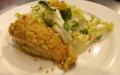 Receta de salmón al horno con costra de naranja y parmesano