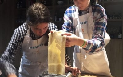 Campus de cocina para niños en Semana Santa en La Zarola