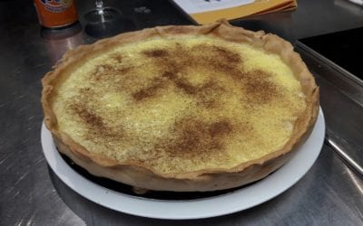 Receta de tarta de arroz con leche