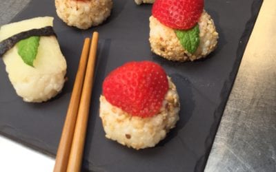 Original receta de sushi de frutas