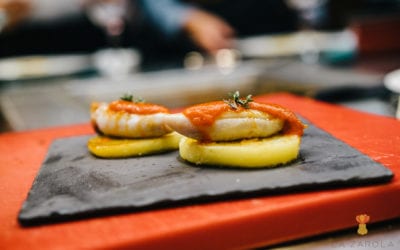 Receta: pintxo de txipirón con jamón serrano