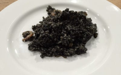 Receta de arroz negro de sepia y gambas