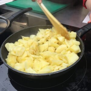 Hacer tortilla de patata