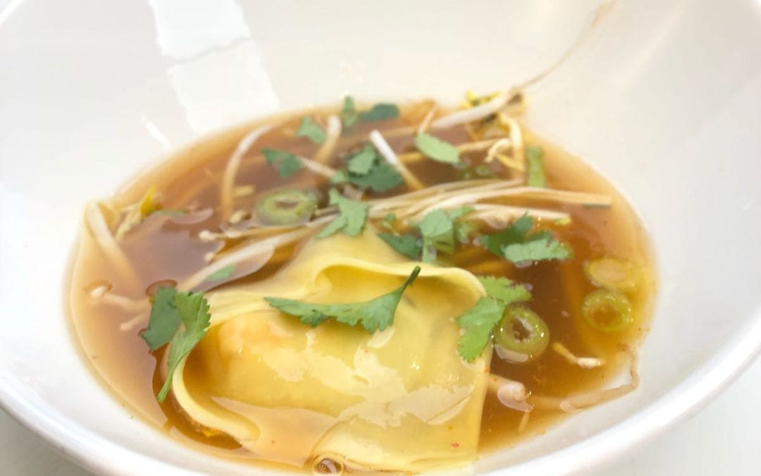 Recetas exóticas: Sopa thai de wonton