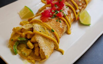 Crepes de pollo al curry