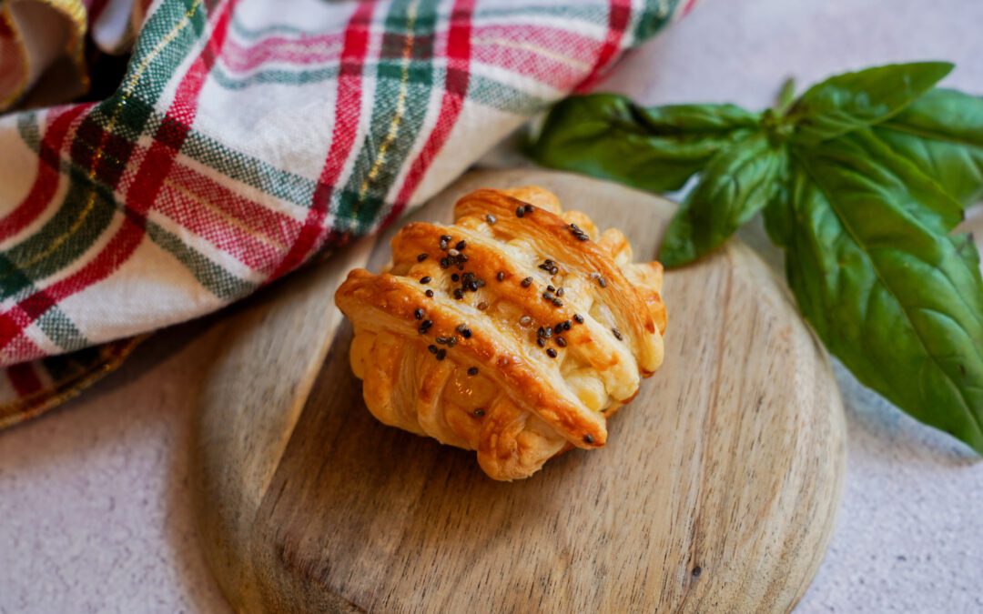 Hojaldre caprese