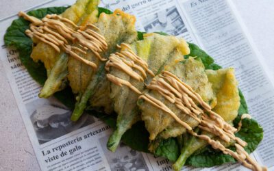 Recetas: Tempura de hojas de borraja