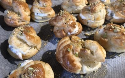 Receta Navideña: Petit choux de gambas con mayonesa de naranja