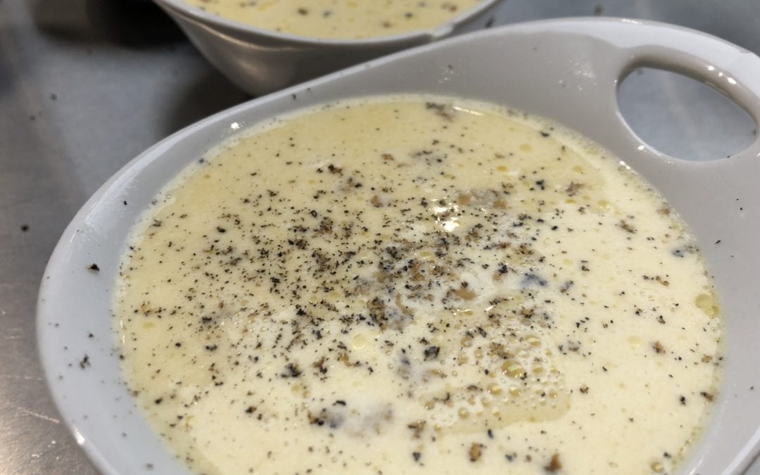 Recetas navideñas: Crema de cigalas a la trufa