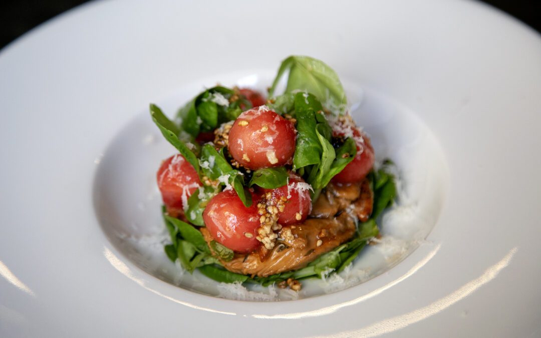 Receta: Ensalada de sandía y perdiz escabechada