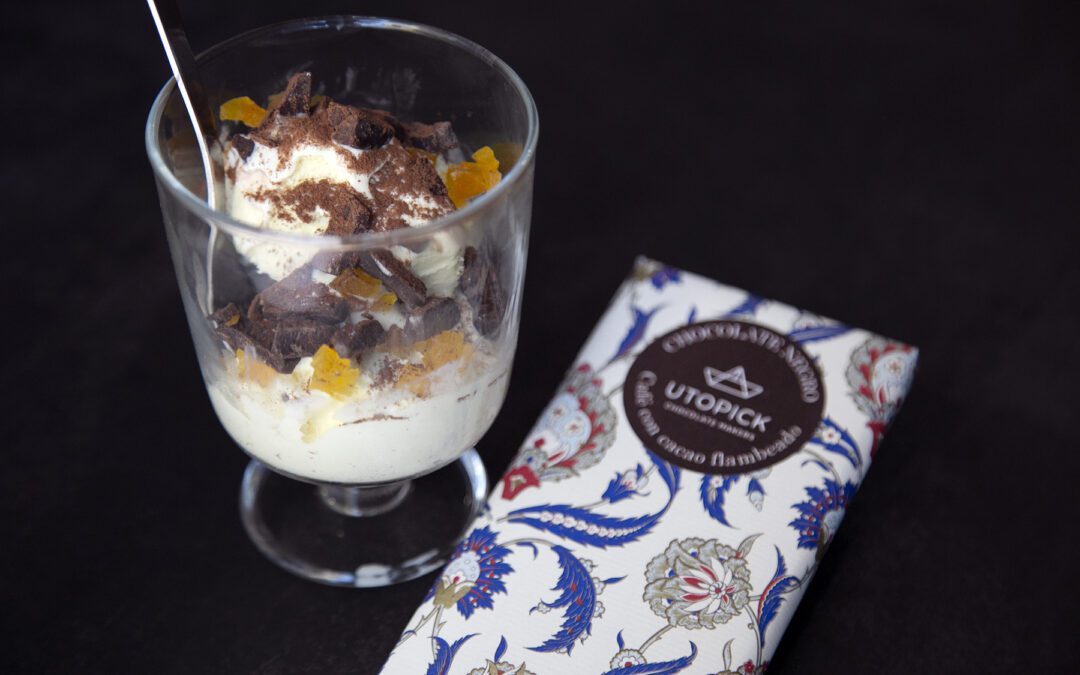 Receta: Copa de helado con chocolate