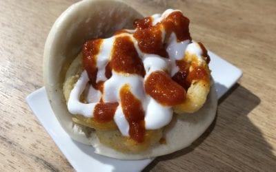 Receta de bao de calamares bravos