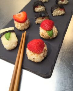 sushi de frutas