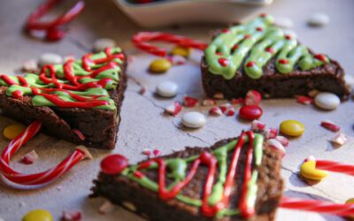 Receta: Brownie de chocolate navideño