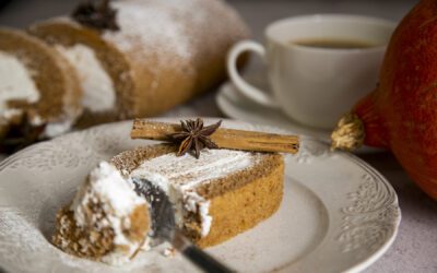 Receta: Rollo de calabaza y canela con frosting de queso crema
