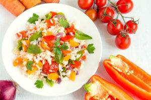 ensalada arroz integral