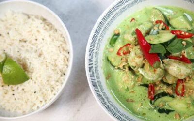 Receta: Pollo al curry verde