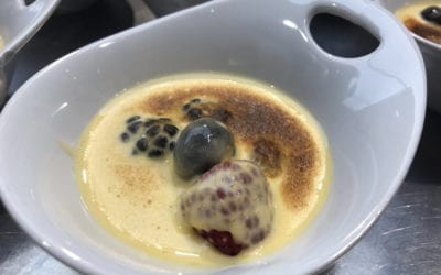 Deliciosa receta de sabayón al vino dulce con frutas